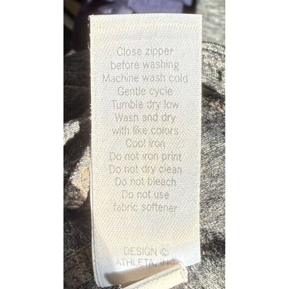 Athleta Womens Dark Heather Gray High Waist Leggings Size XXS Zipper Pockets - Picture 10 of 10